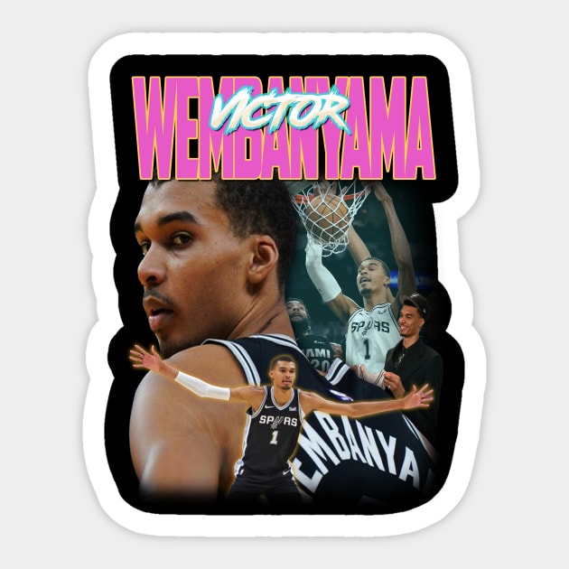 Wembanyama Bootleg Sticker by dsuss